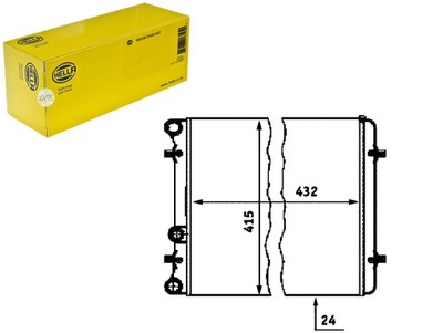 RADUADOR DEL MOTOR - SISTEMA DE REFRIGERACIÓN DEL MOTOR [HELL  