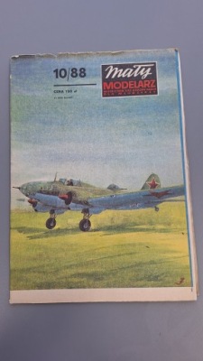 Mały Modelarz 10/1988 Radziecki samolot bombowy IŁ-4