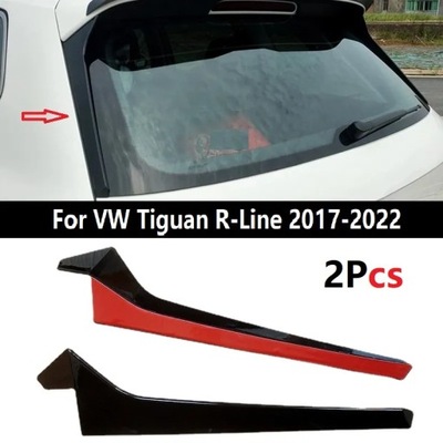 CAR STYLING FOR VW TIGUAN R-LINE 2017-2022 GLOSSY BLACK ABS 2PCS CAR~52389
