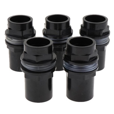 5 Count Aquarium Tank Water Hose Tube Pipe Connector Adapter 32MM