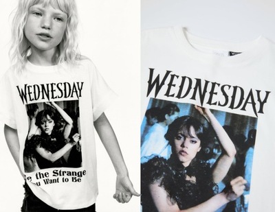 ZARA koszulka Wednesday