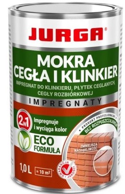 JURGA Mokra cegła i klinkier 1l impregnat do cegły