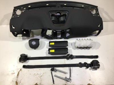 Jeep cherokee kl приборная панель консоль подушка безопасности подушка ремни фото №1