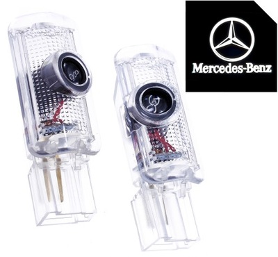 MERCEDES DIODO LUMINOSO LED LOGOTIPO PROYECTOR HD+ PREMIUM ML W164 CLASE R W251 GL X164 LÁMPARA  