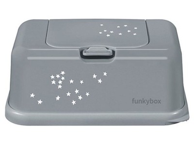 FUNKYBOX Pojemnik na chusteczki Grey Little Stars