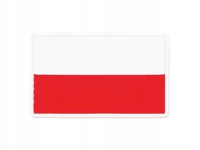 Naszywka na rzep flaga Polski 8x5 cm
