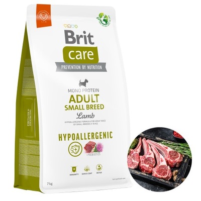 Brit Care Hypoallergenic Adult Small Lamb 7kg
