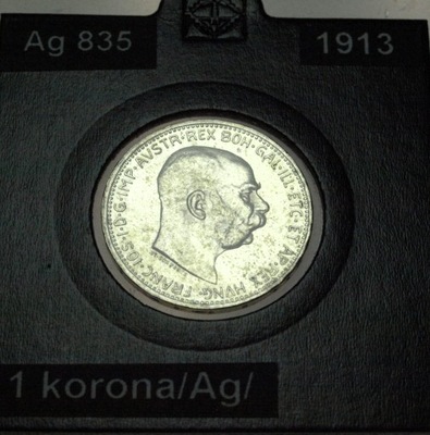 Austria 1 korona 1913 Franciszek Józef SREBRO