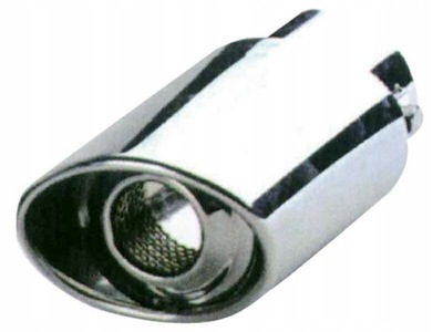 2 x KOŃCÓWKA WYDECHU NAKŁADKA TŁUMIKA CHROMOWANA KW-14