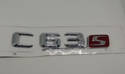 EMBLEMAT ZNACZEK LOGO C63S C63 Mercedes NOWY