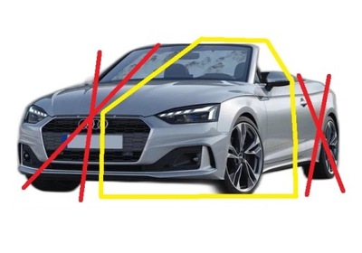 AUDI A5 8W CABRIO ĆWIARTKA PRZÓD PRZEDNIA LEWA