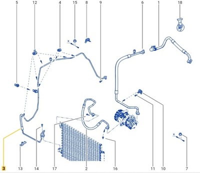 Шланг кондиционера renault captur 924406095r фото №1