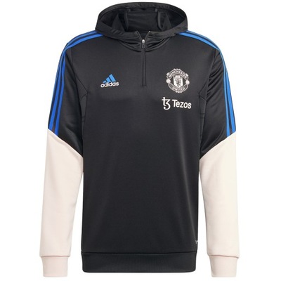 XL Bluza adidas Manchester United TK Hood HT4295 czarny XL