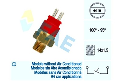 FAE TERMOWYLACZNIK ВЕНТИЛЯТОРА РАДИАТОРА MERCEDES 124 A124 124 C124 фото
