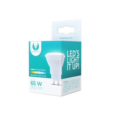 Żarówka LED GU10 10W 230V 6000K 900lm ceramiczna