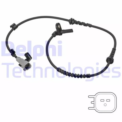 SENSOR ABS PARTE DELANTERA IZQUIERDA/DERECHA SENSOR VELOCIDAD REVERSIBLE RUEDAS DELPHI SS20817  