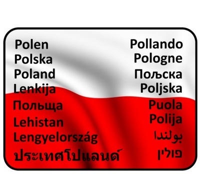 Naklejka POLSKA