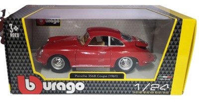 BBURAGO 1:24 Porsche 356B Coupe 1961