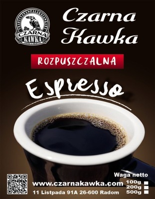 Kawa rozpuszczalna typu Espresso 100g