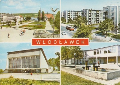 WŁOCŁAWEK - STARY RYNEK - OSIEDLE - HALA SPORTOWA - DOM KULTURY