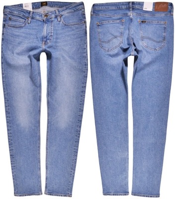 LEE spodnie SKINNY blue jeans MALONE _ W30 L32