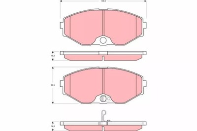 КОЛОДКИ HAM. NISSAN P. MAXIMA