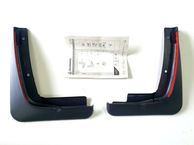 Брызговики задние mitsubishi outlander 2014+ nowe оригинальный номер фото №1