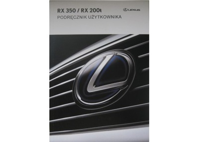 LEXUS RX 350 LIBRO MANTENIMIENTO LEXUS RX 200T PL  