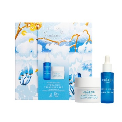 LUMENE ZESTAW Nordic Hydra Lahde Hydration Treasures: Serum + Krem