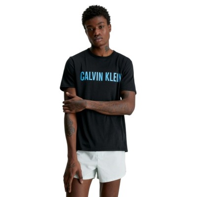 CALVIN KLEIN KOSZULKA MĘSKA T-SHIRT CREW CZARNA L