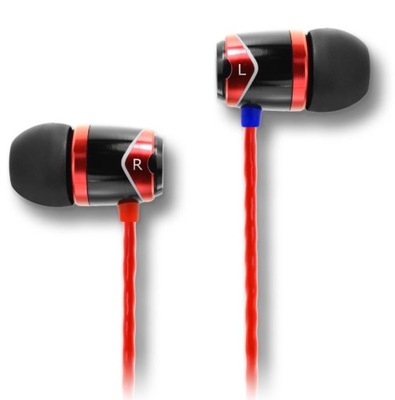 SoundMagic E10 Black-Red Słuchawki dokanałowe