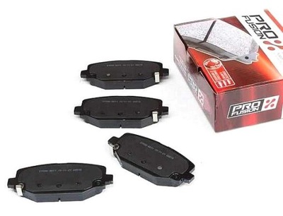 Тормозные колодки задняя semimetalic dodge journey fiat fremont vw routan 12-20 rt фото №1