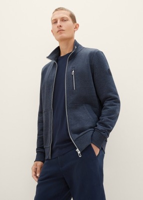 Tom Tailor Stand Up Jacket - Sky Captain Blue Whi