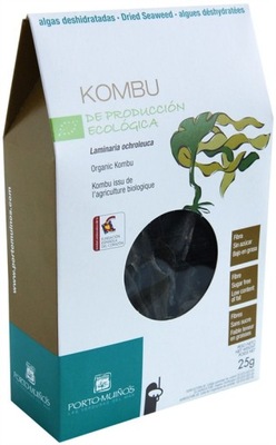 ALGI MORSKIE SUSZONE KOMBU BIO 25 g PORTO MUINOS