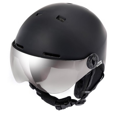 Kask Narciarski ochronny Meteor L 58-61 cm czarny (T)