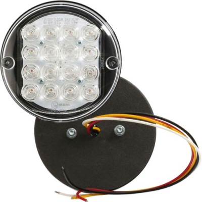 Фара комбинированная задняя круглая диодная led универсальная к прицепа фото №1