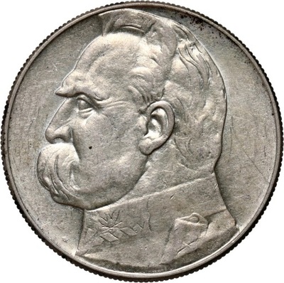 II RP, 10 złotych 1936, Józef Piłsudski, st. 2