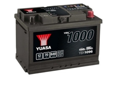 BATERÍA YUASA 12V 70AH/640A CACA P+  