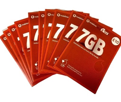 Vodafone UK Starter England Prepaid SMS OTP Code