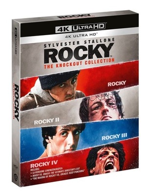 Rocky 1-4 [4 Blu-ray 4K + Bonus] Kolekcja Filmów