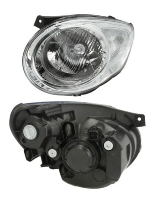 Фара лампа лівий kia picanto 08-11 фото №1