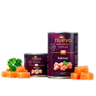 Nuevo Łosoś Salmon karma mokra dla kota 400g