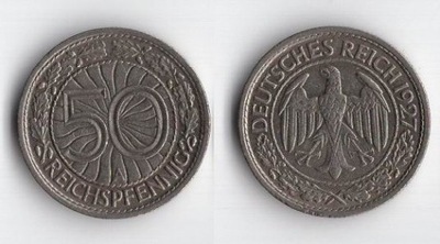 NIEMCY 1927 50 REICHSPFENNIG A