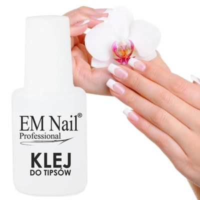 KLEJ do Tipsów EM NAIL z Pędzelkiem 10g