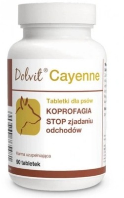 Dolvit Cayenne na zjadanie odchodów dla psów 90tab