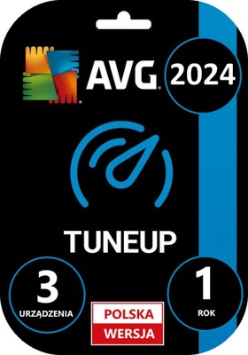 AVG PC TuneUp PL 3 PC / 1 Rok