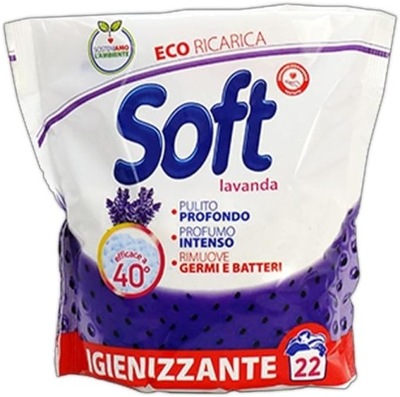 SOFT Proszek do prania uniwersalnego LAVANDA 1,1 kg/22 pr