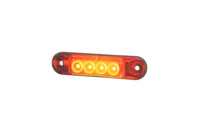 ФАРА ГАБАРИТНАЯ LED (СВЕТОДИОД ) SLIM HORPOL КРАСНАЯ LD2329