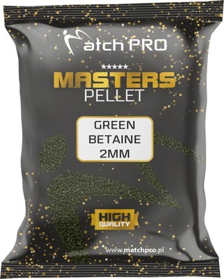 GREEN BETAINE 2mm PELLET MASTERS MatchPro 700g