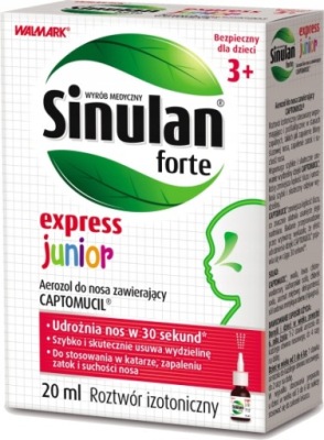 Sinulan Express Forte Junior Aerozol Do Nosa 15 ml